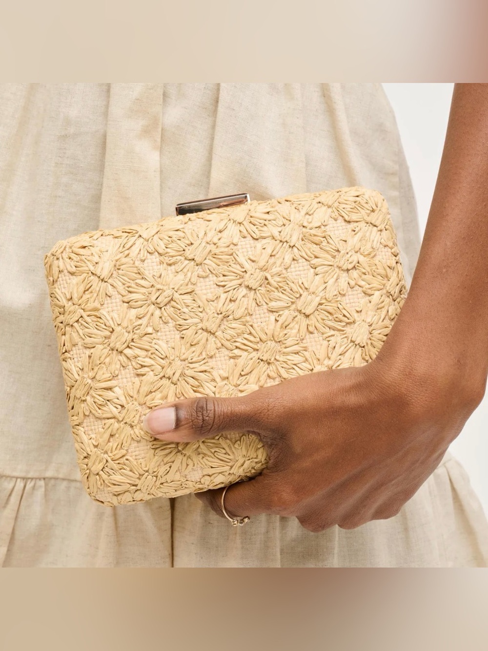 Gorgeous Woven Floral Evening Bag NWT!